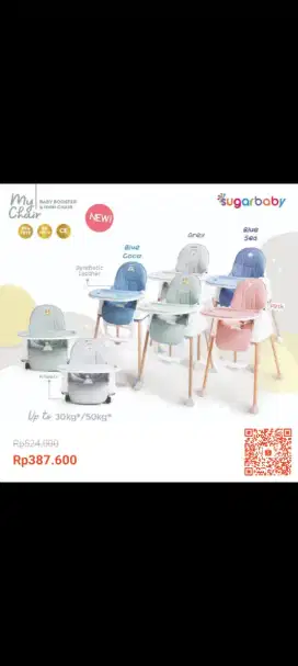 Kursi bayi merk sugar baby tipe My Chair masih baru (belum di rakit)