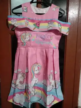 Baju dress unicorn