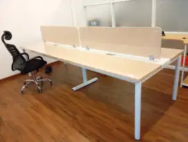 Meja kantor sekat custom