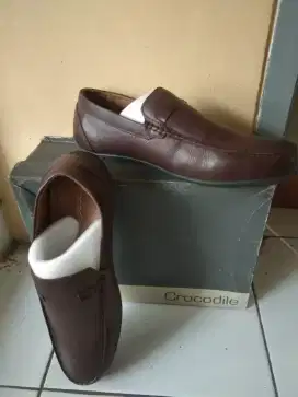 Sepatu Kulit Crocodile Ori
