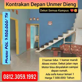 SEWA RUMAH DIENG UNMER MALANG MURAH