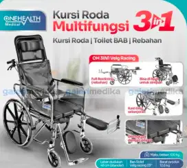 Kursi Roda 3 in 1 Onehealth