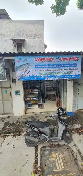 Jual usaha toko alat pancing lengkap seisinya tinggal neruskan