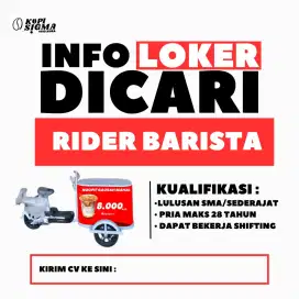 Dicari barista kopi keliling