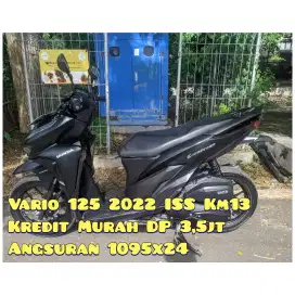 Vario 125cc 2022 Hitam Doff Km13Rban