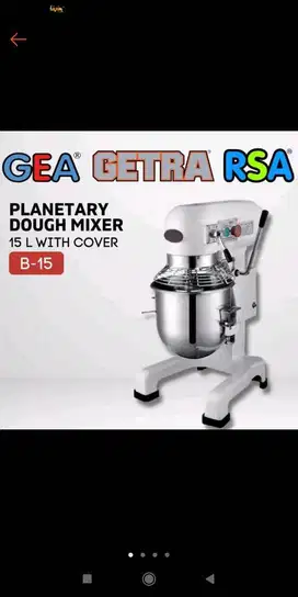 Mesin mixer merk getra kapasitas 15 liter 5 kg