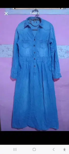 Gamis Jeans Preloved Brand Cosmopolite