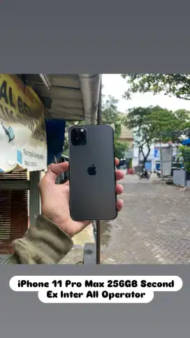 IPHONE 11 PRO MAX GRAY 256GB EX INTER ALL OPERATOR