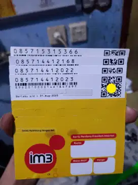 indosat im3 nomor cantik