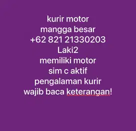 KURIR MOTOR laki laki mangga besar