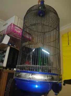 Sangkar Lovebird Tebok Kayu