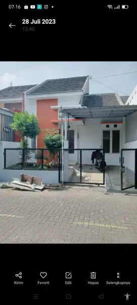 Disewakan  rumah dekat ,araya (perum tirtamaya inside)