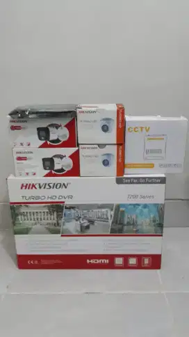 CCTV PAKET LENGKAP 4 KAMERA 2MP(1080P)garansi resmi