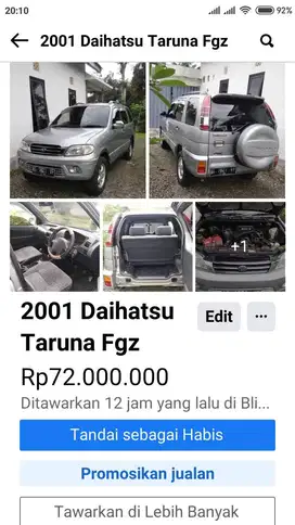 Taruna Fgz 2001 Silver.