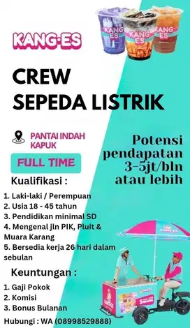 Crew Sepeda Listrik