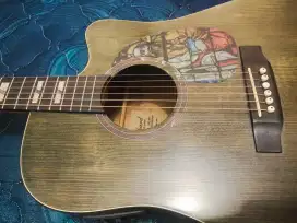 Jual murah Gitar Akustik Chard wd68c Akustik Elektrik