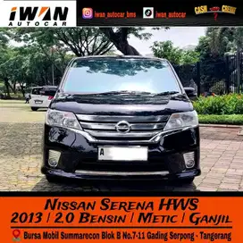 2013 Nissan Serena HWS 2.0 AT C26