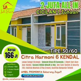 Rumah Dekat RSUD Suwondo Kendal PROMO 2 Juta All in Cicilan 1 Jutaan