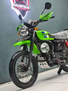 Odo 1rb Simpenan!!Kawasaki W175TR PMK 2024 N Asli Pajk Bru-Mustika