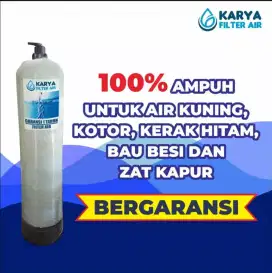 Filter Penjernih air sumur dan PDAM yang kotor menjadi jernih