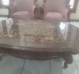 Meja jati super ukir Jepara