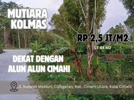 Tanah Murah Area Cimahi dekat Alun Alun Cimahi Lokasi Strategis