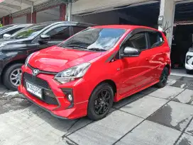 Agya GR Sport AT 2022 km 26rb an, merah, Automatic