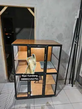 Kandang kucing alumunium