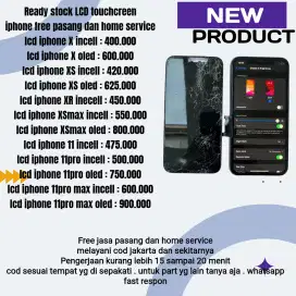 lcd iphone new free pasang dan home service