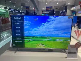 (PROMO AKHIR TAHUN) AQUA LED TV 4K 43 inch HQLED