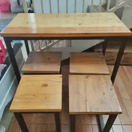 Dijual meja cafe + kursi