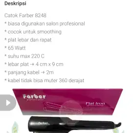 Catokan rambut pelurus rambut