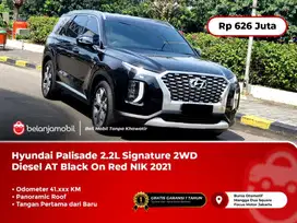 [ PANORAMIC ] Hyundai Palisade 2.2L Signature 2WD AT Black 2021/2022