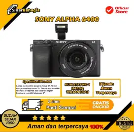 CAMERA SONY ALPHA 6400 CICILAN KTP SAJA BUNGA 0% free 1x ANGSURAN