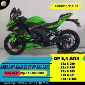 JUAL CEPAT KAWASAKI NINJA ZX 25 RR ABS 2023 CASH KREDIT SEKEN TERAWAT