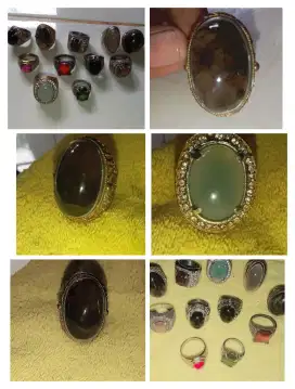 Cincin batu akik bermacam macam