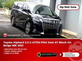 [TSS] Toyota Alphard 2.5 G ATPM Pilot Seat Black On Beige 2021/2022