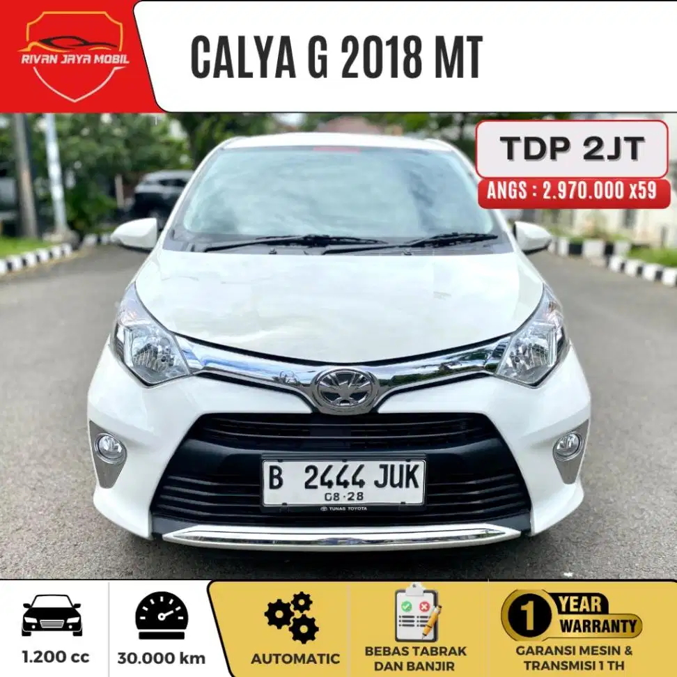 Calya 1.2 G Manual 2018 KM ANTIK PROMO AKHIR TAHUN