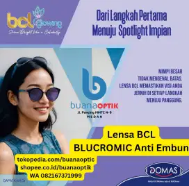 LENSA KACAMATA BLUCROMIC BCL AQUA ANTI EMBUN DOMAS