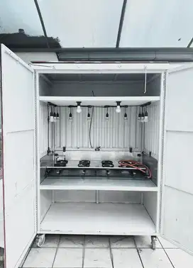 DIJUAL GEROBAK USAHA MAKANAN (ada kompor dan lampu)