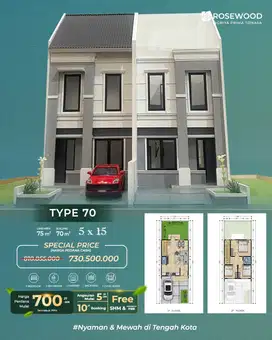 JUAL RUMAH 2 LANTAI LOKASI DAYA PERINTIS HARGA 600AN