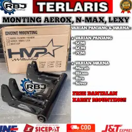 ENGINE MOUNTING Full CNC AEROX, N-MAX, PCX, LEXY VARIAN UKURAN & WARNA