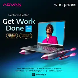 Advan Laptop WORKPRO LITE INTEL i3 Notebook 14” 8GB 256GB