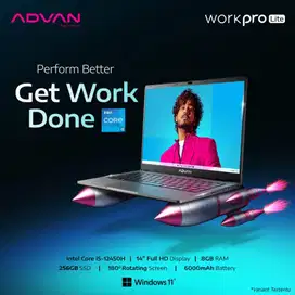 DVAN Notebook Laptop Workpro Intel I5 14'' FHD IPS 8GB 256GB