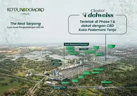 Kavling di Dalam Cluster Edelweiss Kota Podomoro Tenjo Dekat statiun