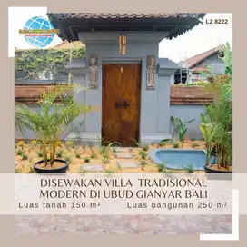 Sewa Rumah Vila Modern murah dan nyaman di Ubud Bali