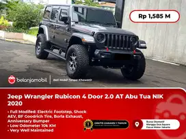 [KM 10RB] Jeep Wrangler Rubicon 2.0 4x4 4 Door AT Abu Tua NIK 2020