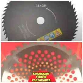 (KRANGGAN TEKNIK)mata potong padi, mata serkel potong rumput