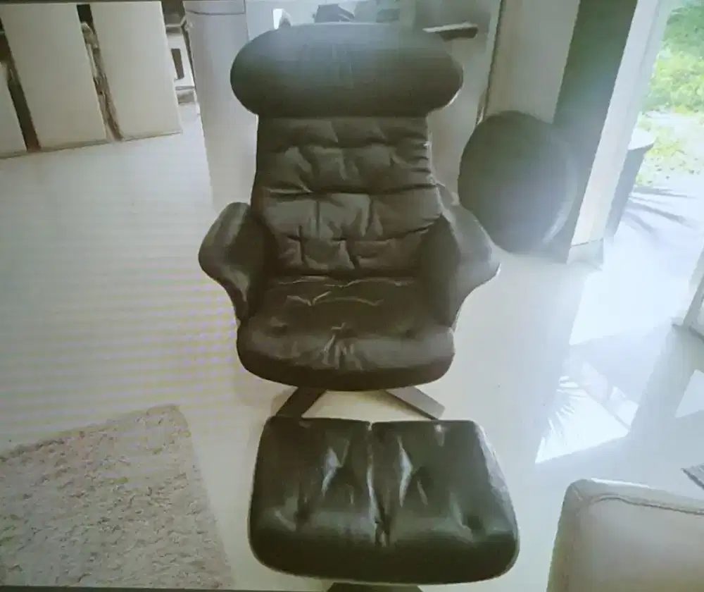 Lounge Chair Leather Toscana