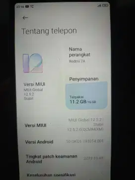 HP bekas pakai. Xiaomi redmi 7 A